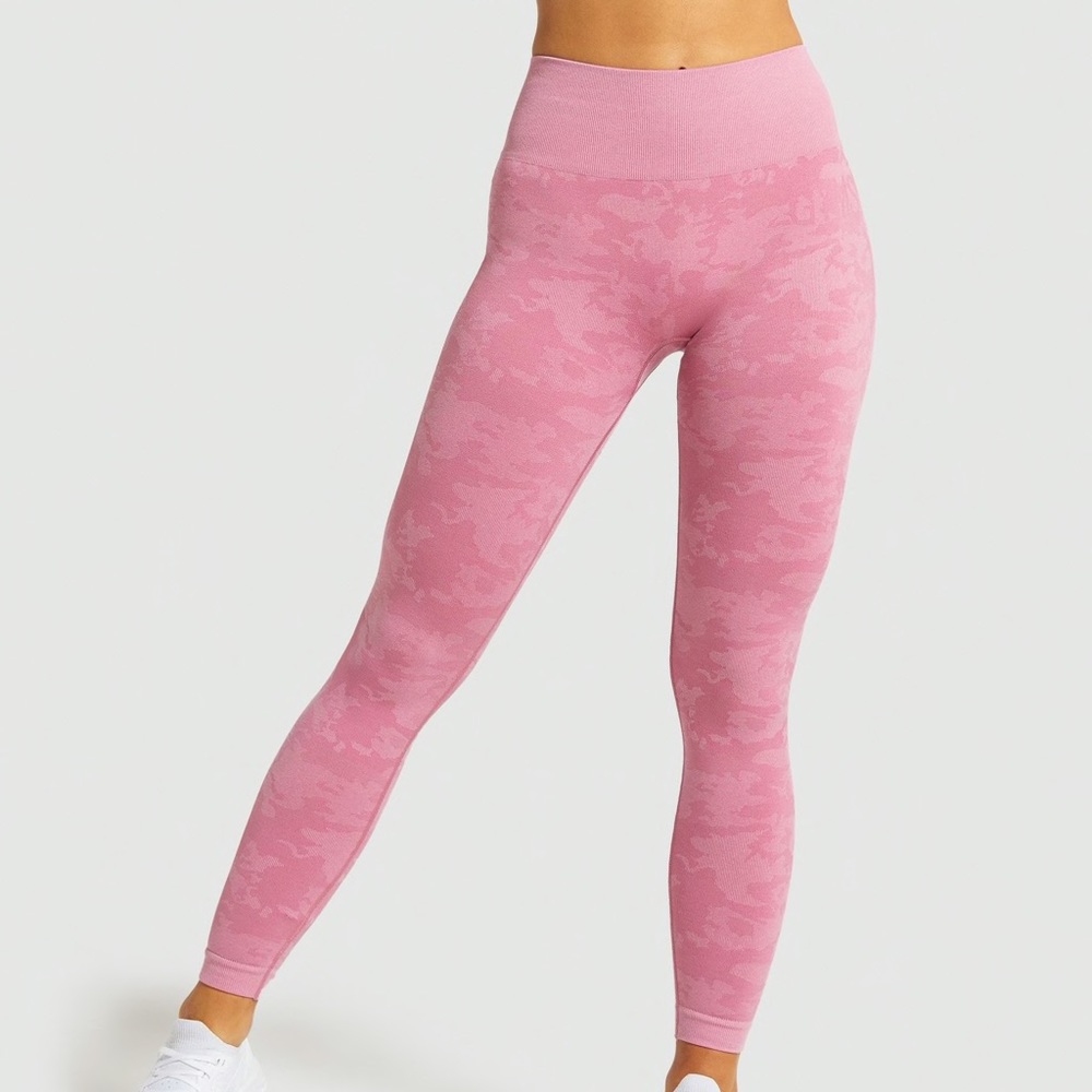 Gymshark pink camo leggings